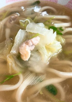 鶏塩うどん-レシピのメイン写真