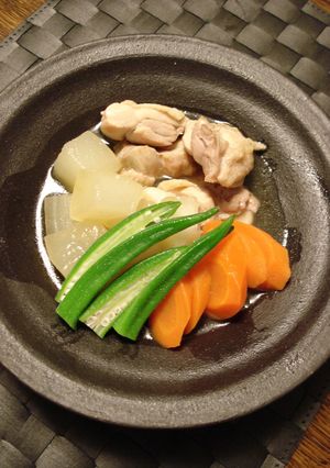 夕顔と鶏肉の煮物-レシピのメイン写真