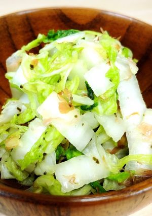 梅酢でさっぱり白菜サラダ-レシピのメイン写真
