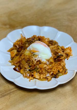 豚キムチチャーハン-レシピのメイン写真