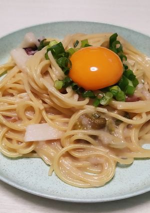 山芋の和風カルボナーラ-レシピのメイン写真