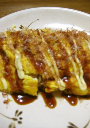 お好み焼き風オムレツ-レシピのメイン写真