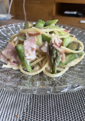 ほんだしdeクリームパスタ-レシピのメイン写真