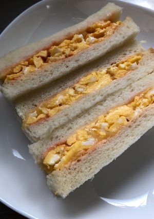 すぐできちゃう玉子チーズサンドイッチ-レシピのメイン写真