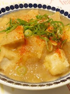 厚揚げのみぞれ煮-レシピのメイン写真