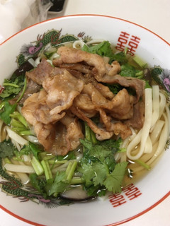 焼肉のたれで簡単!!パクチー肉うどん-レシピのメイン写真