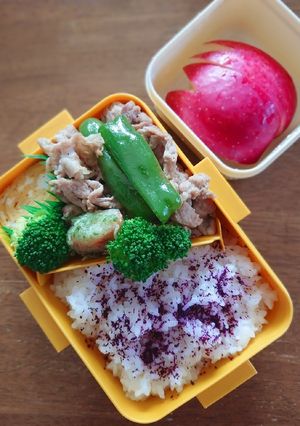 豚肉とピーマンのポン酢炒め弁当♪-レシピのメイン写真