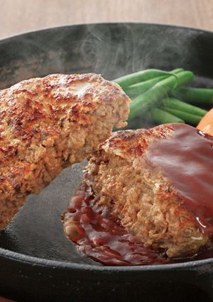 ハンバーグ-レシピのメイン写真
