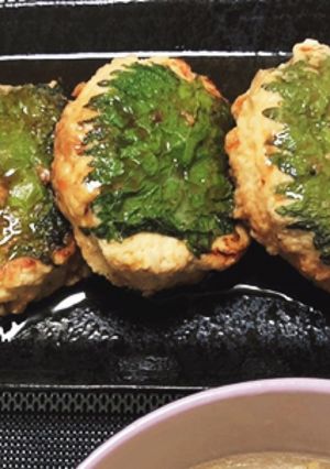つくね風大葉包み焼き-レシピのメイン写真