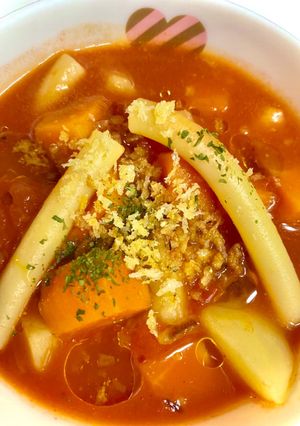 ミネストローネ風トマトスープ！-レシピのメイン写真