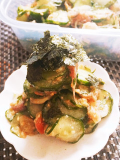 きゅうりとミョウガの梅味噌和え-レシピのメイン写真