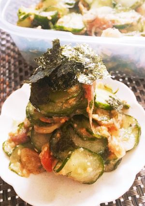 きゅうりとミョウガの梅味噌和え-レシピのメイン写真