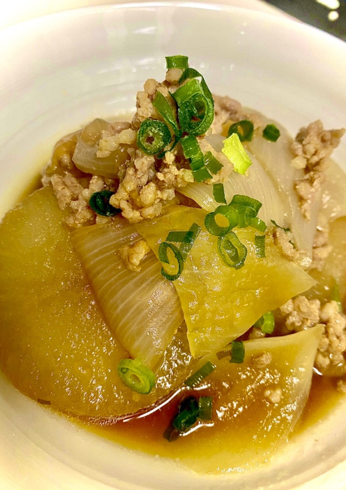 新玉ねぎと大根のそぼろ煮-レシピのメイン写真