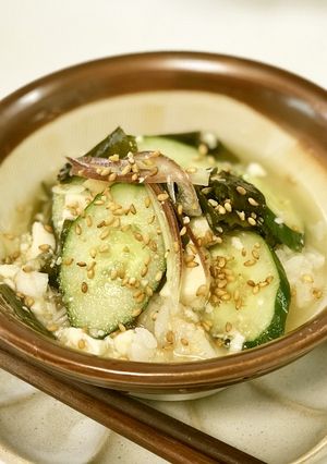味噌汁リメイク冷や汁【超絶簡単】-レシピのメイン写真