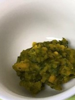 かぼちゃとほうれん草の離乳食-レシピのメイン写真