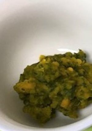 かぼちゃとほうれん草の離乳食-レシピのメイン写真