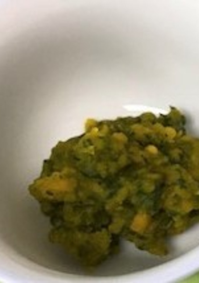 かぼちゃとほうれん草の離乳食-レシピのメイン写真
