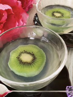 キウイ☆水だけゼリー-レシピのメイン写真