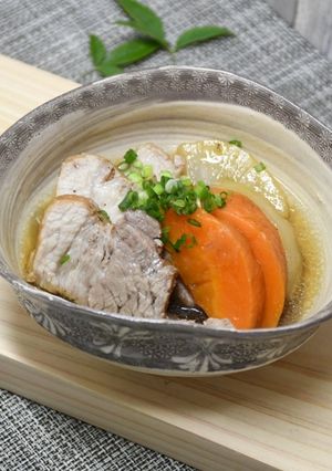 かつおだしで作る豚の角煮-レシピのメイン写真