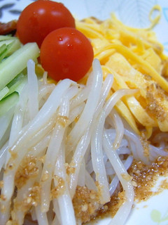 ぷるりんっと☆白滝で冷やし中華-レシピのメイン写真