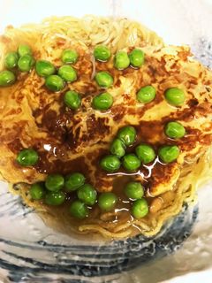 納豆+卵DEあんかけ焼そば。-レシピのメイン写真