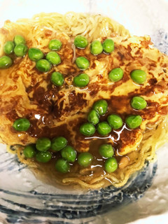 納豆+卵DEあんかけ焼そば。-レシピのメイン写真