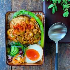 รูปของ お弁当用基本のキーマカレー