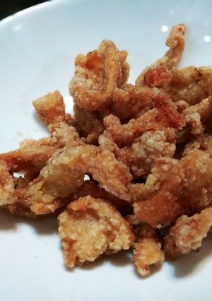 カリカリ鶏皮揚げ♡-レシピのメイン写真