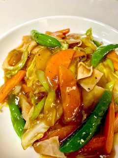 季節野菜の中華あんかけ焼きそば-レシピのメイン写真