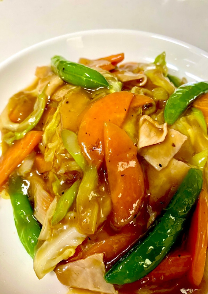 季節野菜の中華あんかけ焼きそば-レシピのメイン写真
