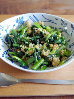 玄米と小松菜の炒飯-レシピのメイン写真