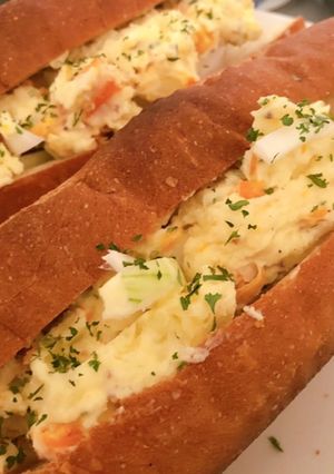 気分上々(↑)洋食屋風ポテトサラダサンド-レシピのメイン写真