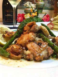 鶏肉とアスパラのレモンバターソテー♡♡-レシピのメイン写真