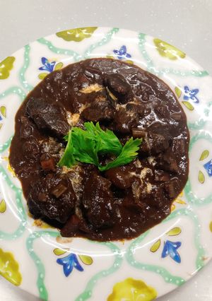 牛肉の赤ワイン煮込-レシピのメイン写真