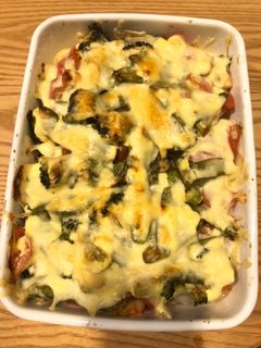 サバの水煮缶と野菜たっぷりグラタン-レシピのメイン写真