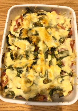 サバの水煮缶と野菜たっぷりグラタン-レシピのメイン写真