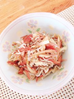 春のおつまみ釜揚げしらすとミョウガ和え-レシピのメイン写真