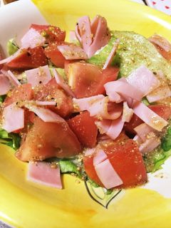 簡単♪*トマトとレタスのサラダ*-レシピのメイン写真