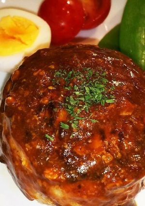 あさイチのハンバーグ-レシピのメイン写真