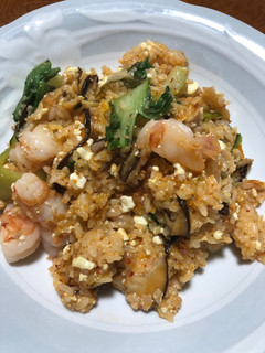海老と豆腐のチャーハン-レシピのメイン写真