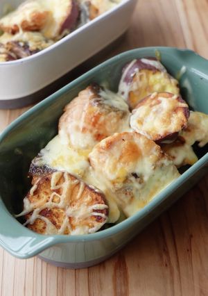 超簡単♪鮭とさつま芋のチーズ焼き-レシピのメイン写真