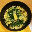 手抜き春菊と卵のスープ