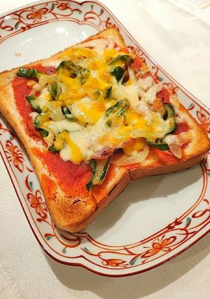 ピザトースト-レシピのメイン写真