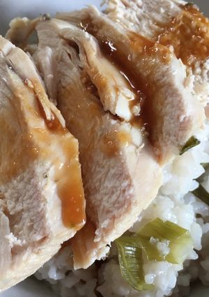 炊飯器でシンガポール風チキンライス-レシピのメイン写真