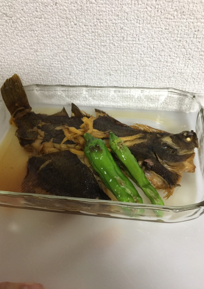 カレイの煮付け　　甘辛い煮付け-レシピのメイン写真