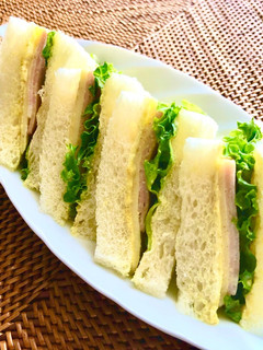 ハムとチーズのカレーマヨ味サンドイッチ-レシピのメイン写真