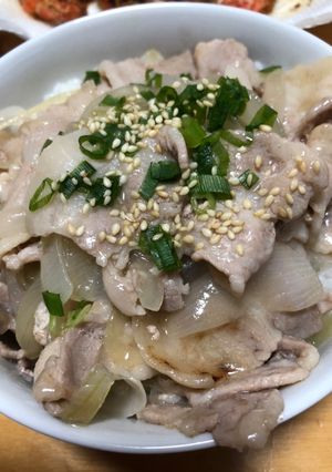 ガッツリ飯!!塩豚バラ丼-レシピのメイン写真