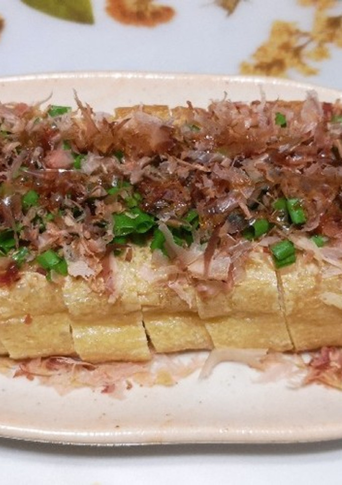 トースターで焼く栃尾の油揚げ-レシピのメイン写真