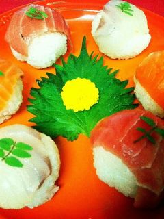 華やか♪美味しくカラフルな手まり寿司♪-レシピのメイン写真