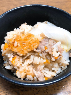 新タマネギご飯(覚書)-レシピのメイン写真